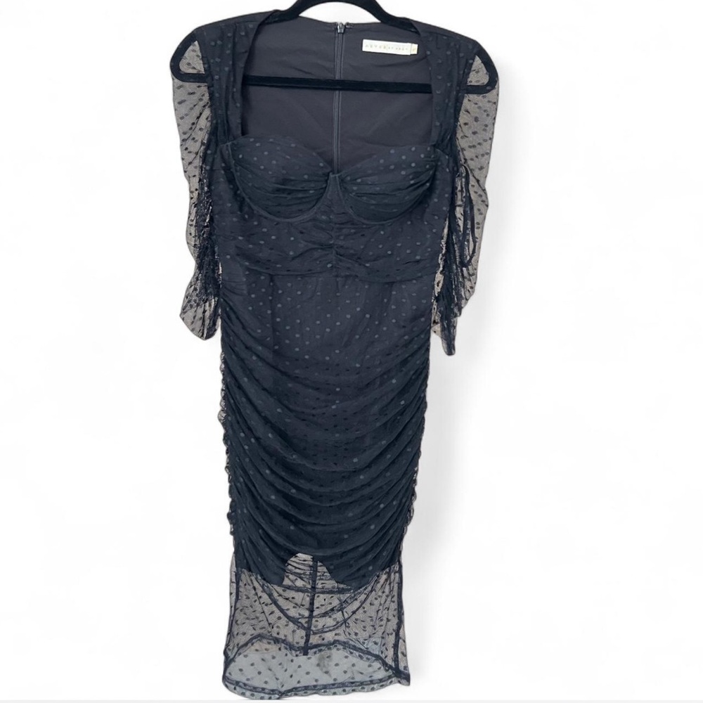 Brand New Abyss By Abby Black Polka Dot Dress